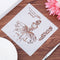 Plastic Cake Flower Spray Stencils DIY Mold Mould Fondant Template(PH-31) Newly