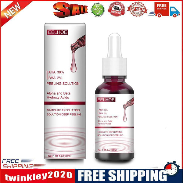 Face Peeling Serum Salicylic Acid Serum AHA30% BHA 2% Fruit Acid Extract