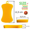Silicone Dish Pot Pan Brush Bowl Cleaner Brushes Kitchen Household Washing To