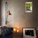 Boy Sheet Metal Drawing Metal Painting Tin Wall Home Art Poster Skateboard