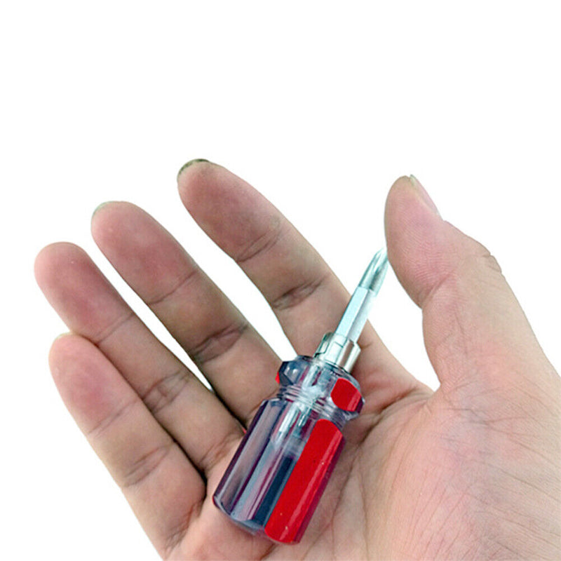 2 in 1 Dual Use Telescopic Screwdriver Cross Straight Ratchet Screwdriver Newly