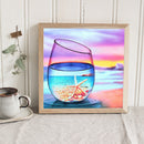 5D Diamond Painting Kit Cup View Full Round Drill DIY Mosaic Picture Home Dec