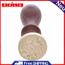 Retro Wooden Letter Seal Wax Stamp Stamping Crafts