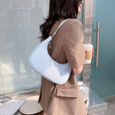 Casual Women Solid Color Top-handle Handbag Shoulder Underarm Hobos Bags Purse
