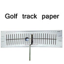 Practice Swing Training Paper Labels Golf Putting Practice White Track X3D5