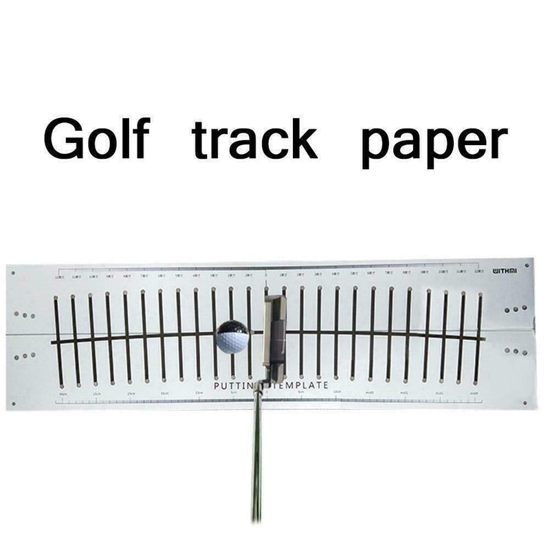 Practice Swing Training Paper Labels Golf Putting Practice White Track X3D5