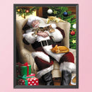 Full Embroidery Santa Claus Cross Stitch Kits 11CT Stamped DIY Canvas Craft Gift