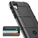 Drop-Proof Soft TPU Shell Phone Back Cover Case Guard for Moto E6 (Black)