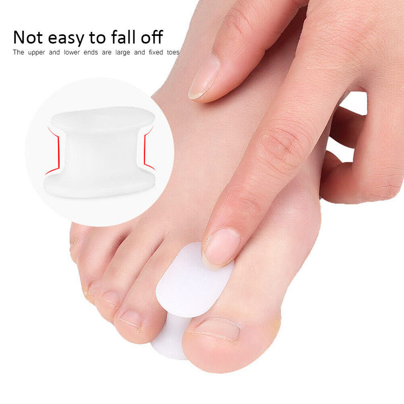 1 Pair Toes Separator Bone Thumb Ectropion Adjuster Hallux Valgus Foot Correc