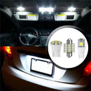 13pcs/set Car Interior LED Light Bulb Kit Festoon Dome License Plate Light