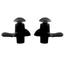 1 Pair Waterproof Earplugs Silicone Ear Plugs Swimming Accessories (Black)