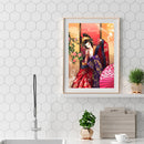 5D DIY Full Round Drill Diamond Painting Japanese Drawing