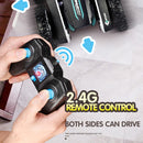 Double Sided RC Stunt Cars 4WD 2.4GHz Off-Road Vehicle w/ 2 Battery (Black)