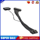 30cm Dual PSU Cable Extension Adapter 24Pin ATX Sync Starter Power Cord