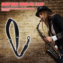 Soprano Saxophone Harness Adjustable Sax Shoulder Neck Strap Belts (Black) Newly