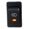 12V 35A 4 Pin Fog Light Rocker Switch with LED for Car Truck Dash (4 Color)
