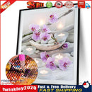 Flower Candle 5D Diamond DIY Painting Kit Cross Stitch Home Decor Craft Newly