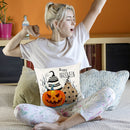 Halloween Pillow Covers Pumpkin Linen Cushion Case for Sofa Couch Decoration