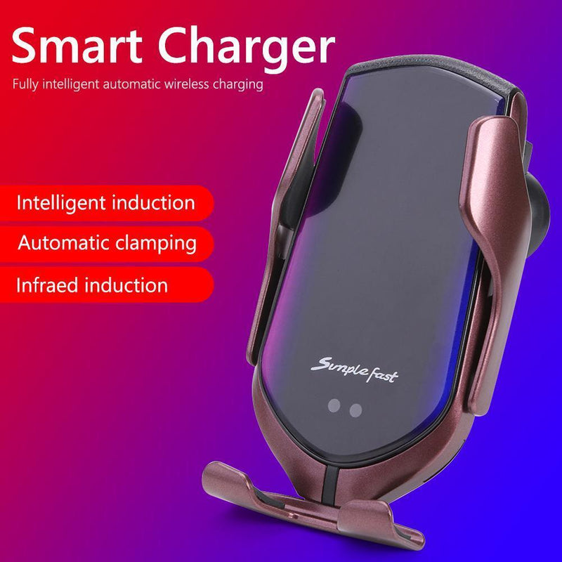 R1 Wireless Car Charger Phone Stand 10W Smart Charger for Mobile Phone Universal