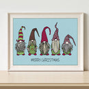 Christmas Gnome Oil Paint By Numbers DIY Coloring Picture for Adults Children