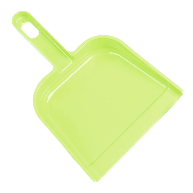Mini Desktop Plastic Sweep Cleaning Brush Small Broom Dustpan Set (Green) Newly