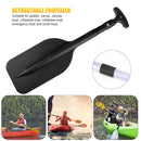 Retractable Portable Telescope Rafting Boat Paddle for Water Sport (Black) Newly