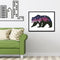 11CT Printed Partial Cross Stitch Handcraft Star Bear Artwork Wall Decor