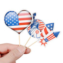 Patriotic Sign Cake Decoration Cake Topper 4th of July Independence Day