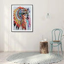 5D DIY Diamond Painting Full Round Drill Man Mosaic Picture Wall Home Decorat