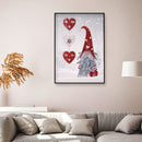 5D Diamond Painting DIY Rhinestone Special Shaped Love Heart Gnome Pictures K