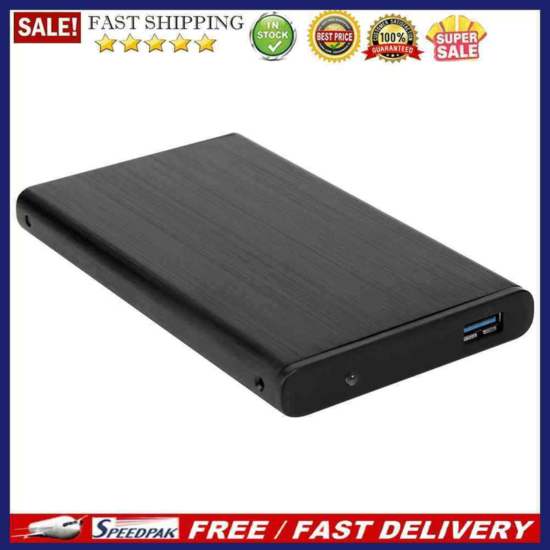 2.5 inch USB 3.0 Hard Drive Enclosure Aluminum Alloy Laptop 6Gbps HDD SSD Case