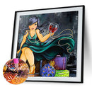 Handmade DIY Full Round Drill Diamond Painting 5D Busty Woman Poster Kit