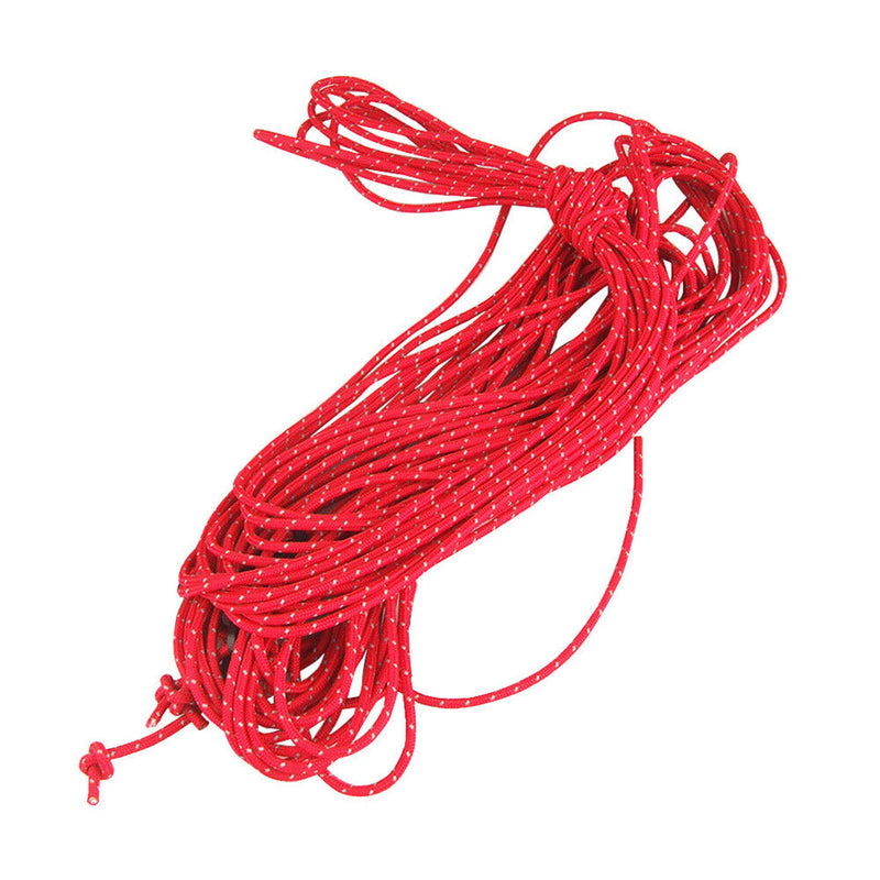 Camp Accessories 4mm Reflective Tent Paracord Rope Outdoor Hiking Canopy La