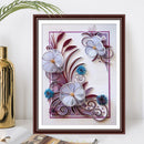 5D Paper Flower Series Round Diamond Diamond Painting