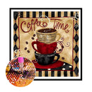 Diamond Embroidery Painting DIY Retro Coffee Full Drill Cross Stitch Kit