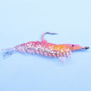 6cm 3.5g Soft Shrimp Bait Artificial Worm Fishing Lure with Hook Luminous Bait