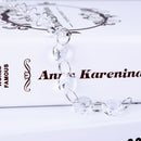 Crystal Glass Door String Tassel Curtain Beads String Wedding Decor (White)