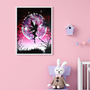 Fairy Under Moon Picture 5D Full Round Drill Kit Rhinestone DIY Diamond Paint