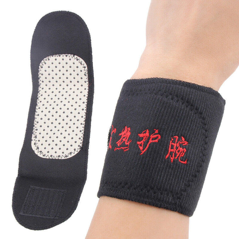 2 Pcs Magnetic Therapy Wrist Brace  Protection Belt Spontaneous Heating
