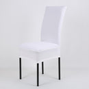 Pure Elastic Chair Covering,Hotel And Office Conjoined Covering White