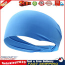 Sports Headband Men Women Running Quick Drying Elastic Hair Band (Blue) Newly