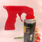 Portable Paint Handle Spray Adaptor Aerosol with Trigger Car Tool (Red)