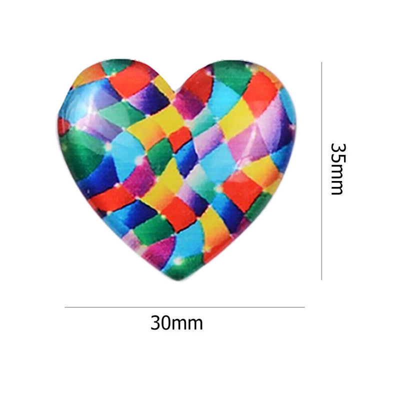 Rhinestone Painting Love Heart Shape Plastic Glitter Magnetic Painting Locato