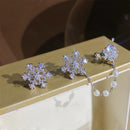 Jewelry Tragus Earrings Non Piercing Rhinestones Ear Cuff Snowflake Ear Wrap