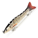 8 Segment 13cm 30g Sea Fishing Lures Sinking Artificial Hard Bait (D8K-02) Newly