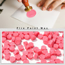 100pcs Octagon Red Seal Wax Beads Stamp Beaded for Letter (Watermelon Red) Newly