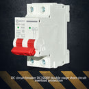 2P DC 1000V Solar Mini Circuit Breaker for PV System Photovoltaic Power Swi