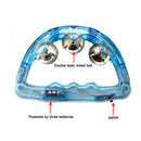 Flashing Tambourine KTV Party LED Noisemaker Musical Jingle Rattle Bell (S)