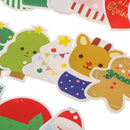 Envelope Christmas Greeting Cards Xmas Tree Ornament Hanging Tag Blessing Card