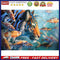 11CT Full Cross Stitch Stamped DIY Animal Printed Wall Crafts Home Decoration